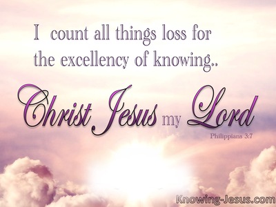 Philippians 3:7 Count All Things Loss (pink)